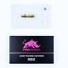 Pink Rhino Laser Training Cartridge with Lid Removed from Product Packaging - Mantis