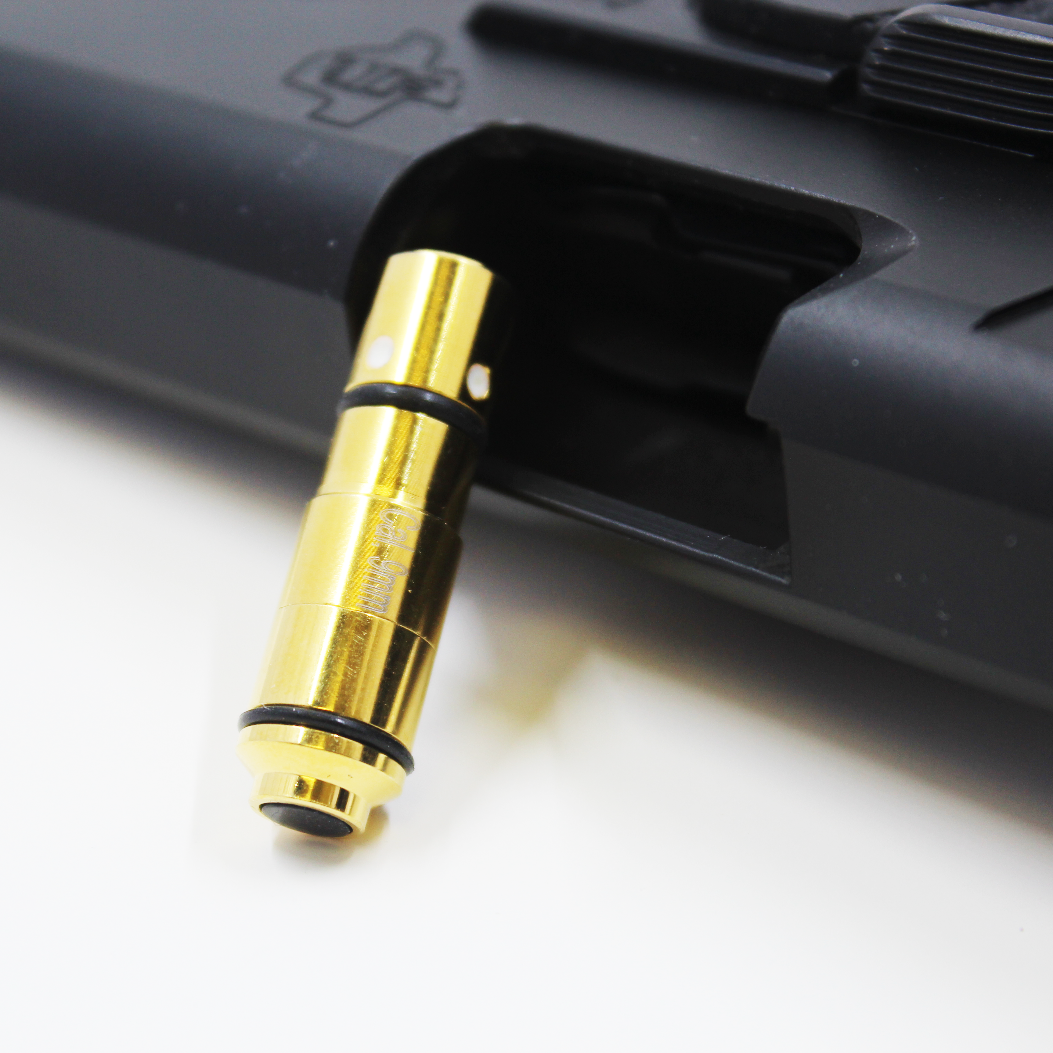 9mm Laser Training Cartridge For Dry Fire Practice - Includes 3 Sets Batteries And Extra Back Cap