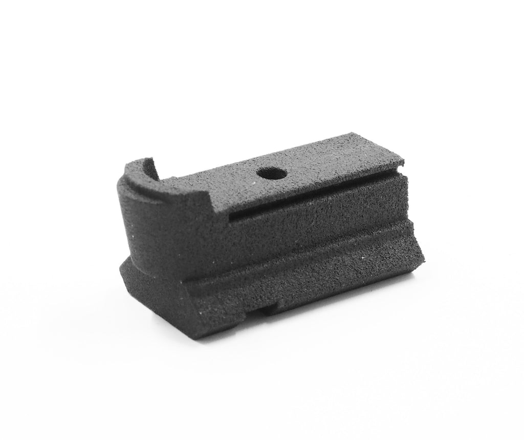 Close Up of MagRail Wilson Combat 1911 47D - Magazine Floor Plate Rail Adapter - Mantis